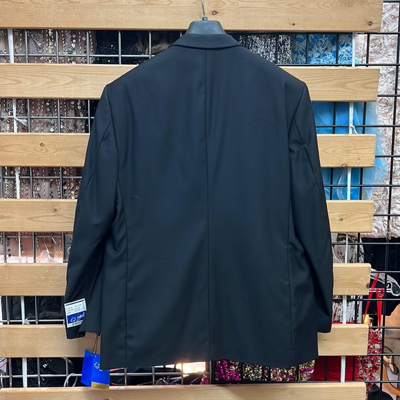 NWT,EJ Samuel Black Tuxedo two button  (TUX102) black - Picture 4 of 17